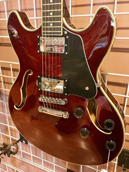Schecter Corsair 1847 Gloss Walnut electric guitar with case