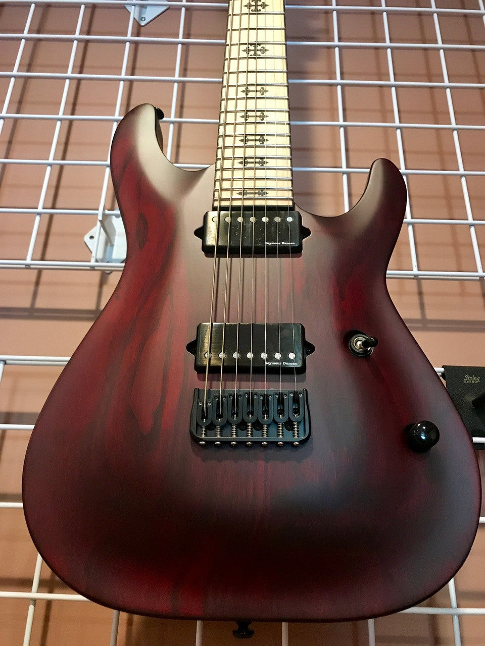 Schecter JEFF LOOMIS JL-7 423 NTVRS Vampyre Red Satin 7 string Guitar