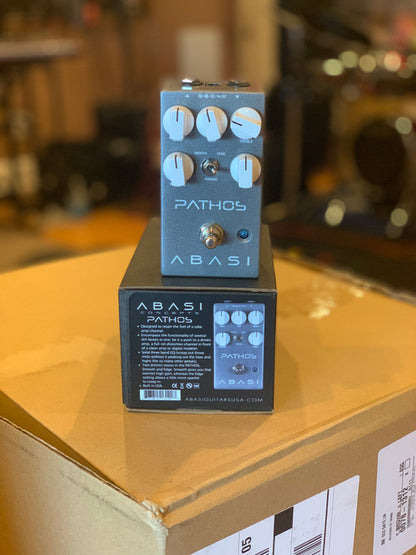 Abasi Pathos Tosin Distortion Pedal demo display – AudioProCT