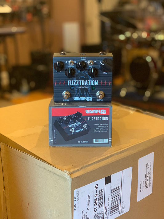 Wampler Fuzztration Fuzz and Octave guitar effects pedal demo display
