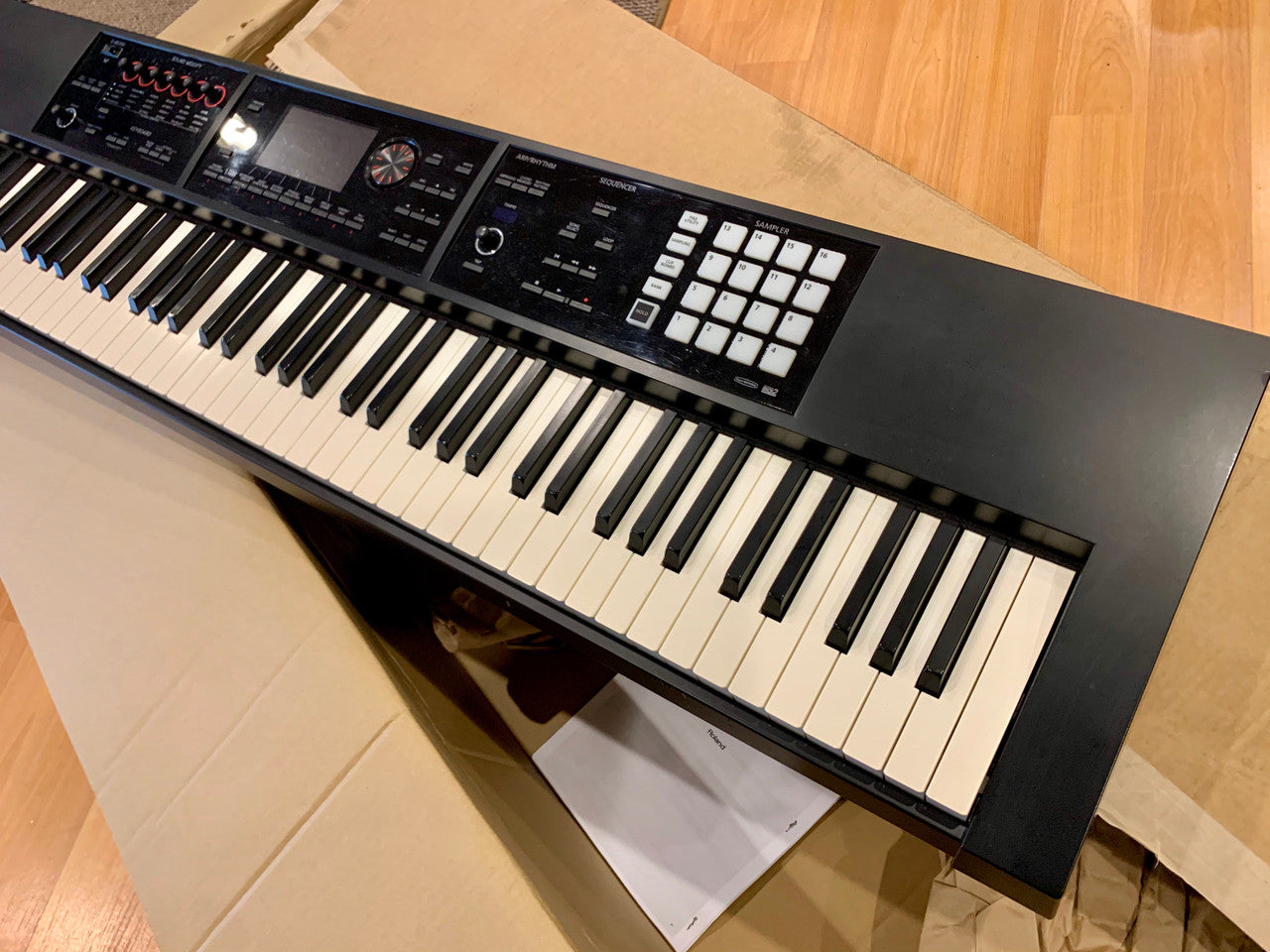 Roland FA-08 88 key piano action weighted synthesizer workstation B-stock