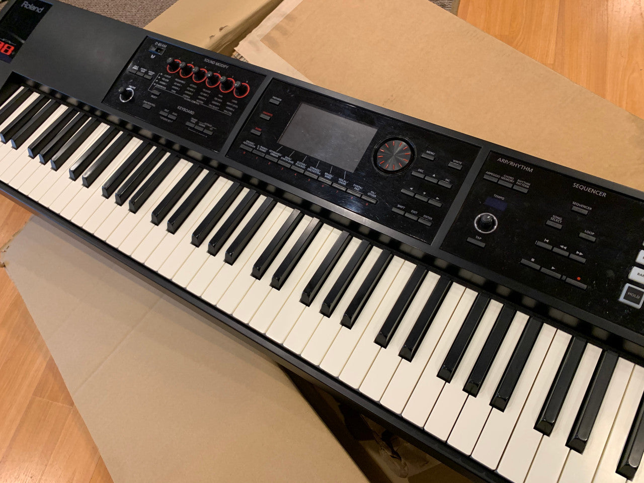 Roland FA-08 88 key piano action weighted synthesizer workstation B-stock