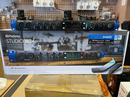 PreSonus Studio 1824c 18x24 USB Type-C Audio/MIDI Interface Display