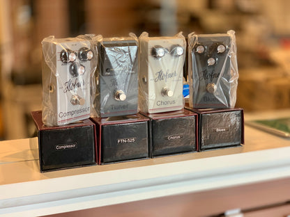 Hofner Pedal 4 Pack Chorus Tuner Compressor Blues OverDrive