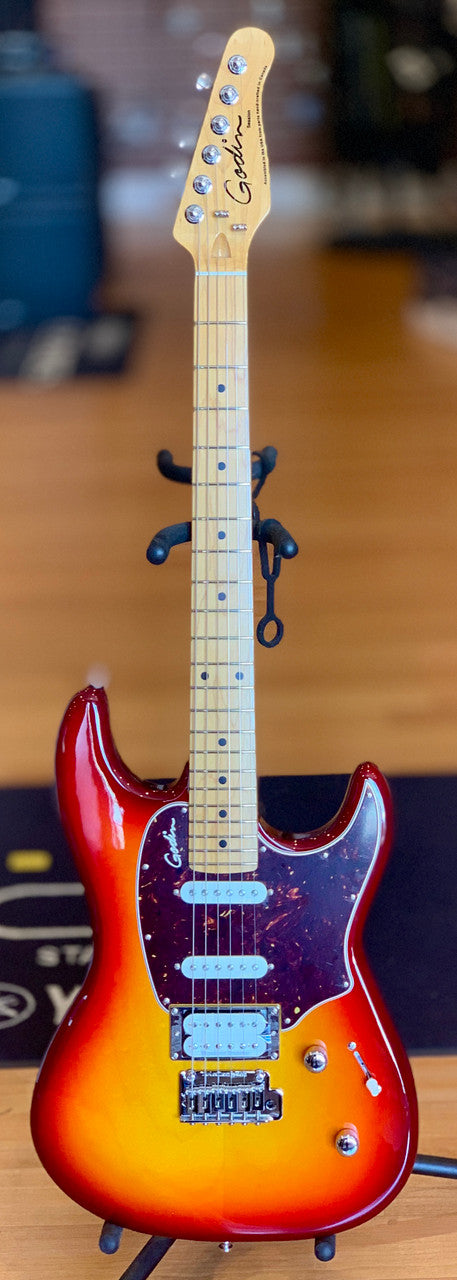 Godin Session LTD Cherry Burst HG MN 047680 Electric Guitar