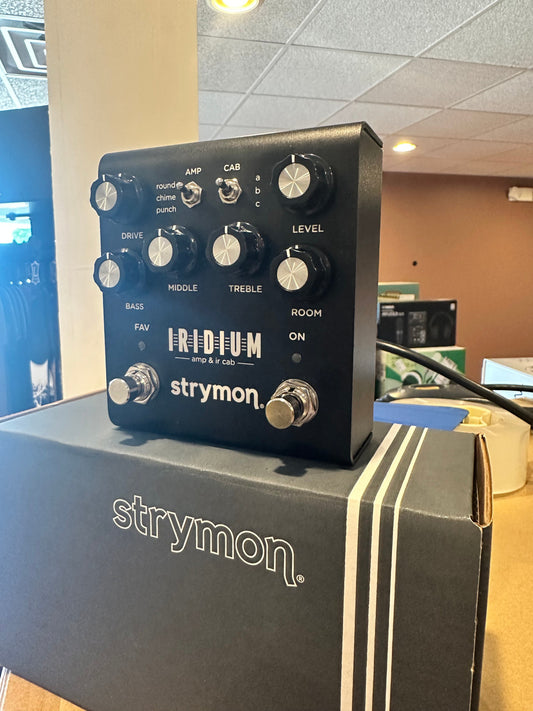 Strymon Iridium Amp and IR Cab Pedal open box display