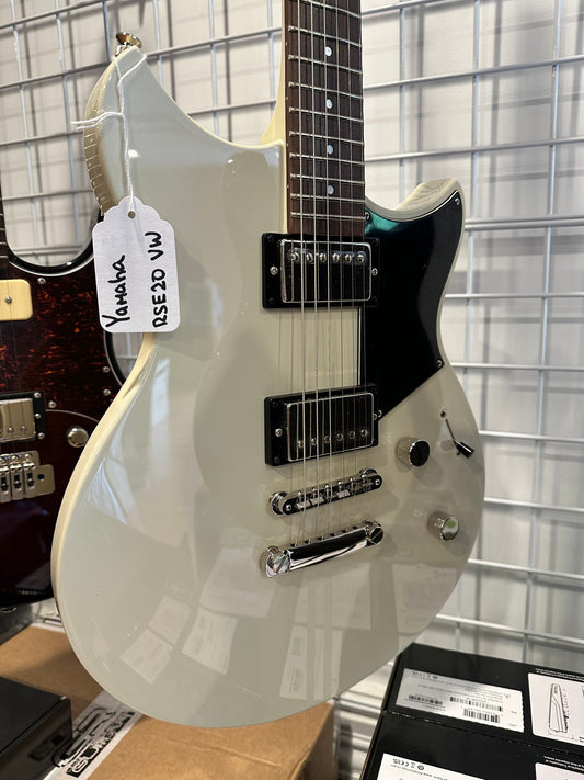 Yamaha Revstar Element RSE20  VW Electric Guitar Vintage White display