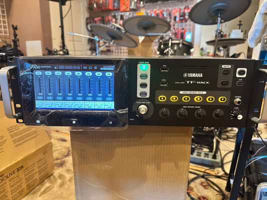 Yamaha TF-Rack mixer, Dante card NY64-D Store display