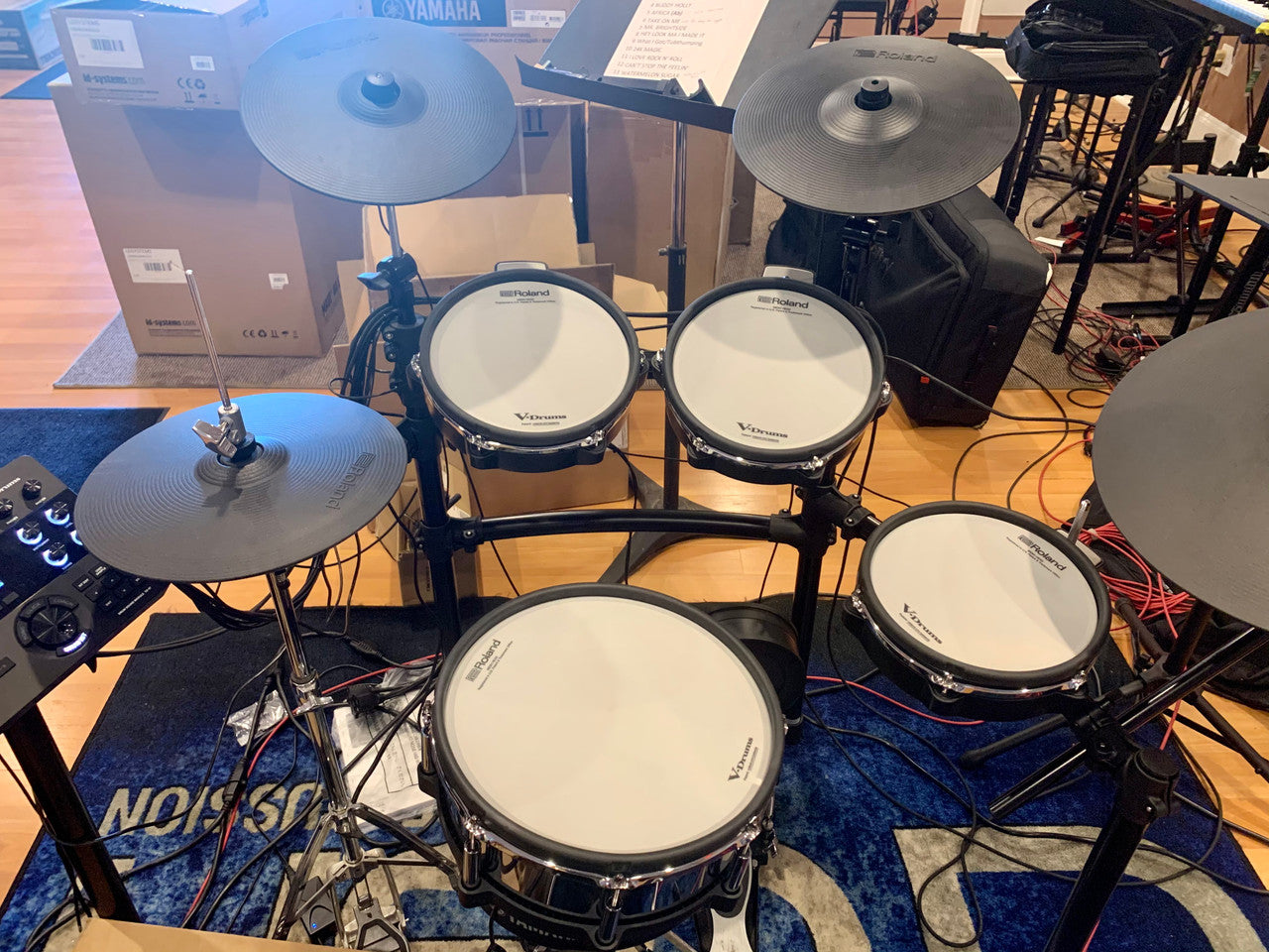 Roland TD-27KV electronic Drum Set used demo