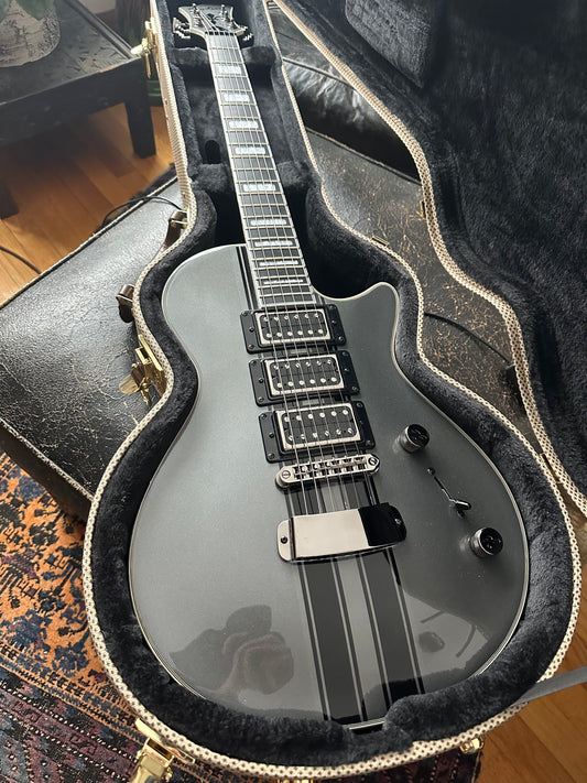 Hagstrom Ultra Max GT CBG Carbonized Grey Guitar with Case