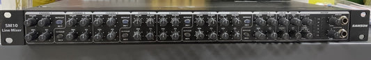 Samson SM10 10 channel rack mount line mixer
