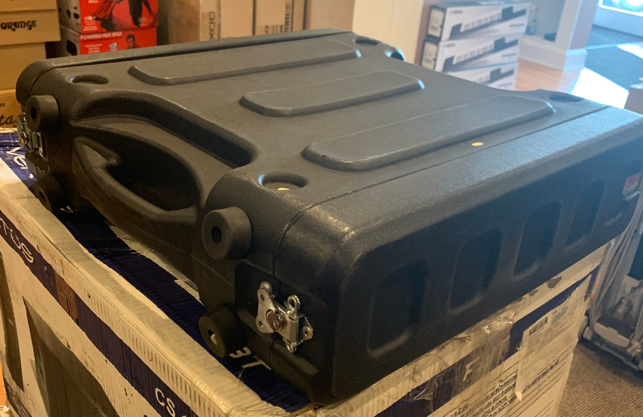 Gator G-Pro Roto Molded 2U space plastic case used