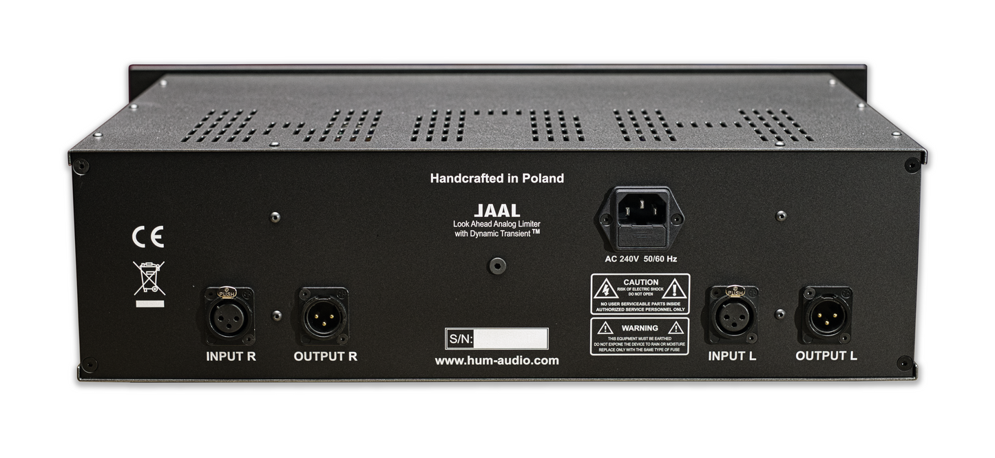 HUM Audio LAAL Look Ahead Analogue Limiter open box