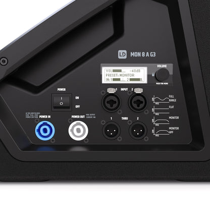 LD Systems MON 8 A G3 1,200W 8-inch Powered Coaxial Stage Monitor