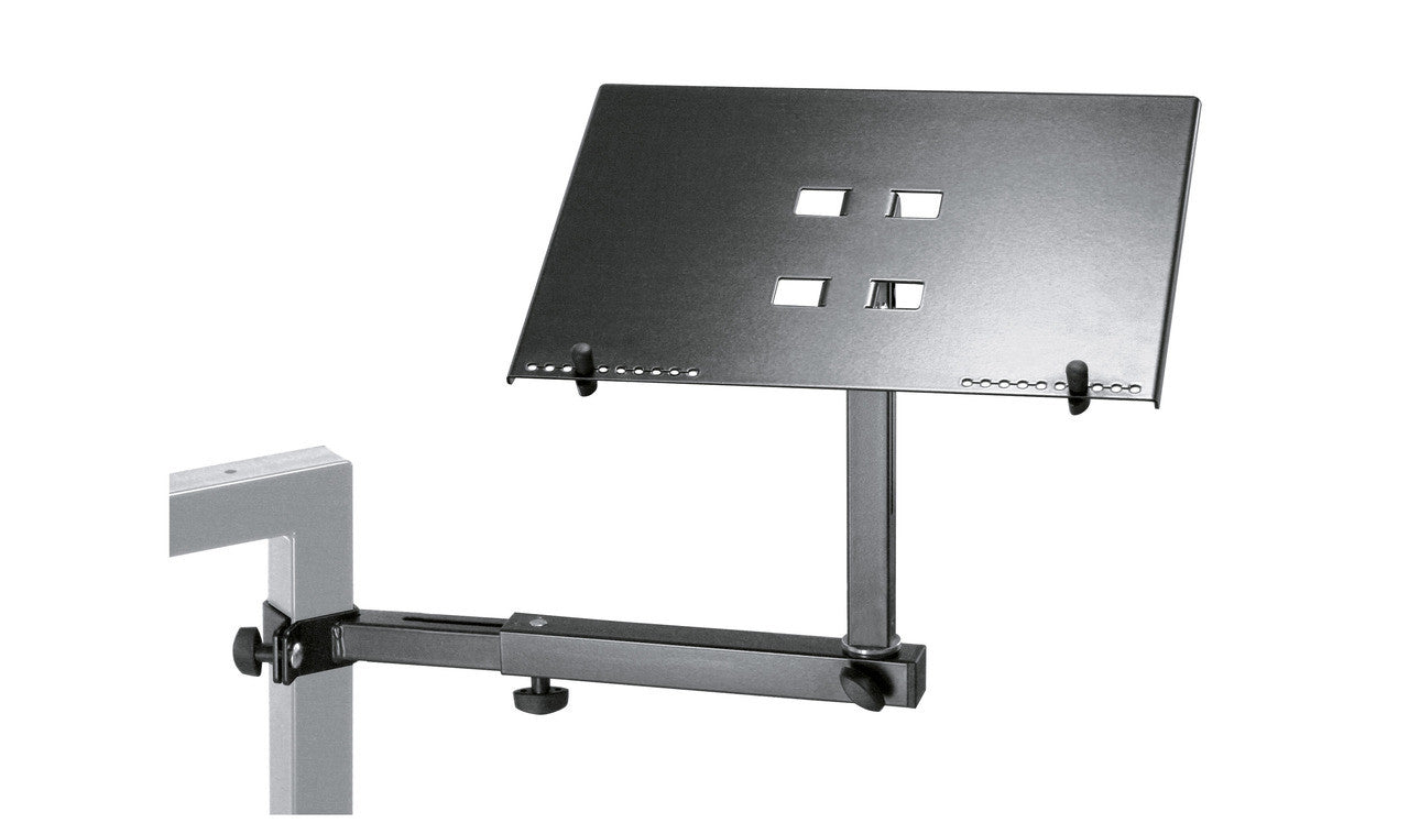 K&M 18815 Omega Laptop Shelf Keyboard Black – AudioProCT