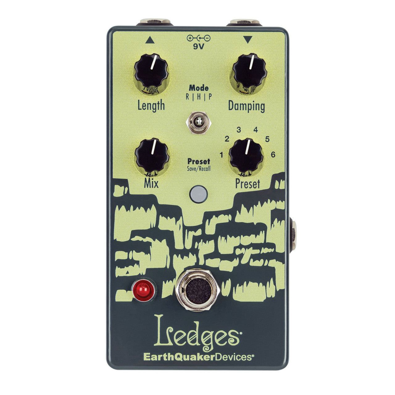 EarthQuaker Devices Ledges Tri-Dimensional Reverb Machine open box