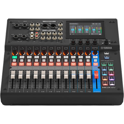 Yamaha MGX12V 18-Channel Digital Mixer With Video Interface Black