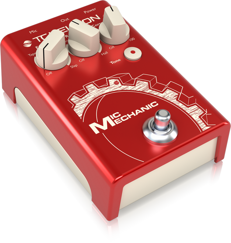 TC Helicon MIC MECHANIC 2 Vocal Effects pedal with Reverb Echo Pitch Correction