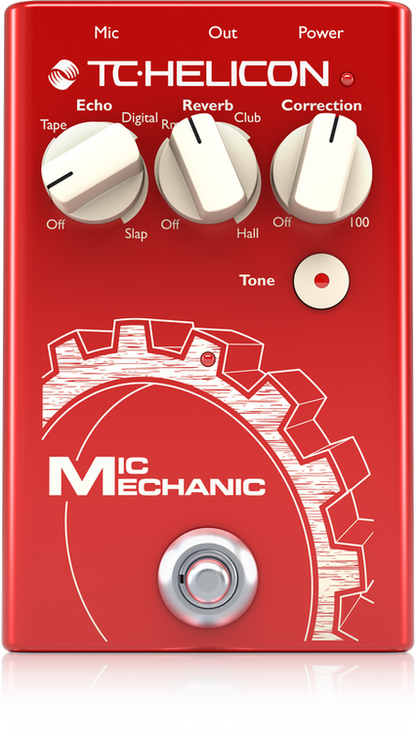 TC Helicon MIC MECHANIC 2 Vocal Effects pedal with Reverb Echo Pitch Correction