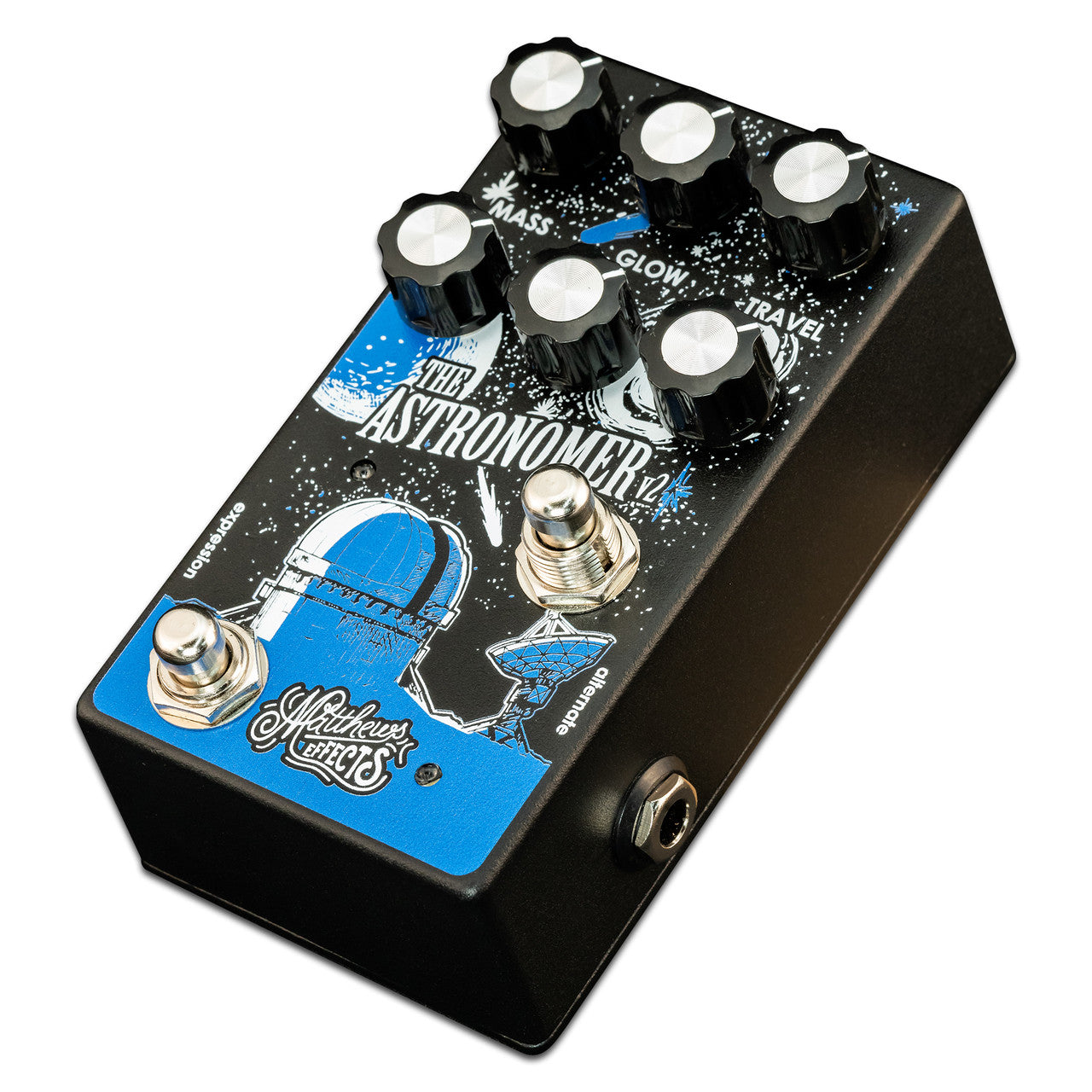 Matthews Effects Astronomer V2 3 knob reverb guitar pedal
