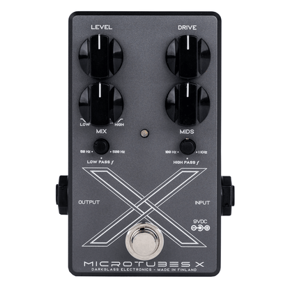 Darkglass Microtubes X multi-band distortion bass effect pedal