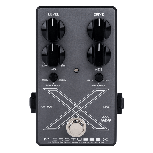 Darkglass Microtubes X multi-band distortion bass effect pedal