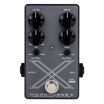 Darkglass Microtubes X multi-band distortion bass effect pedal