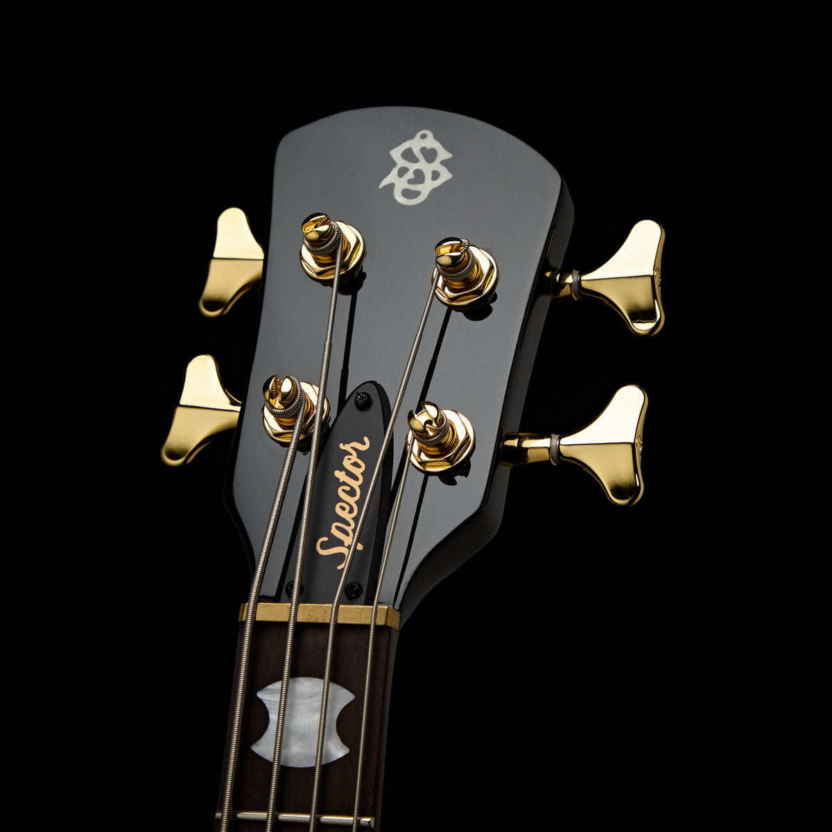 Spector Icon NS-2 Neck Through Black & Blue 4 string bass