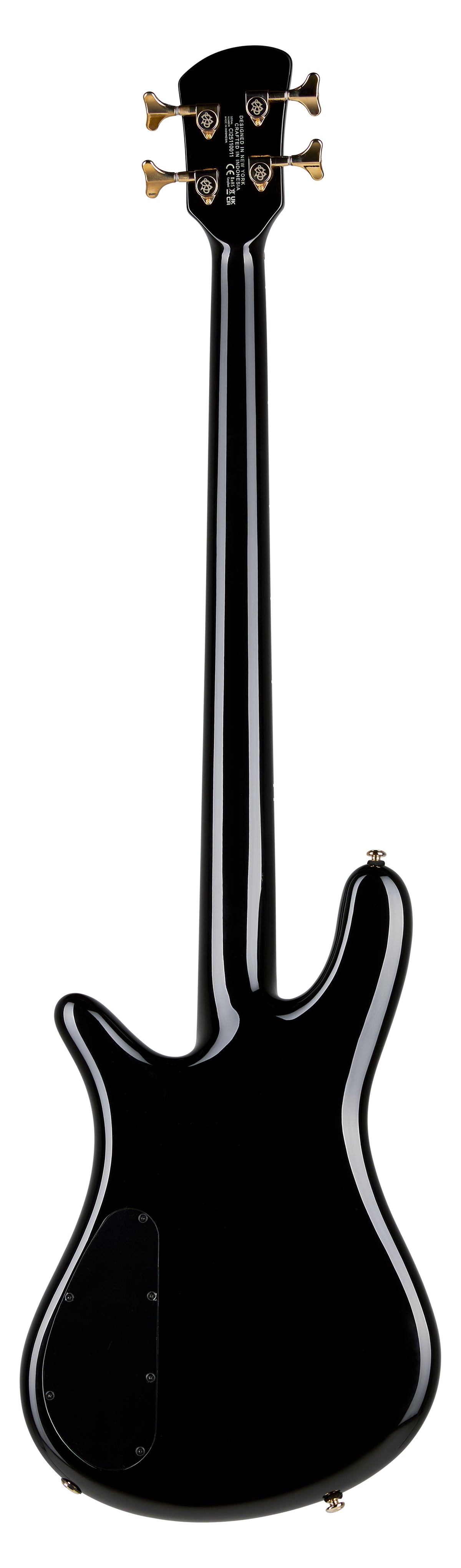 Spector Icon NS-2 Neck Through Black & Blue 4 string bass