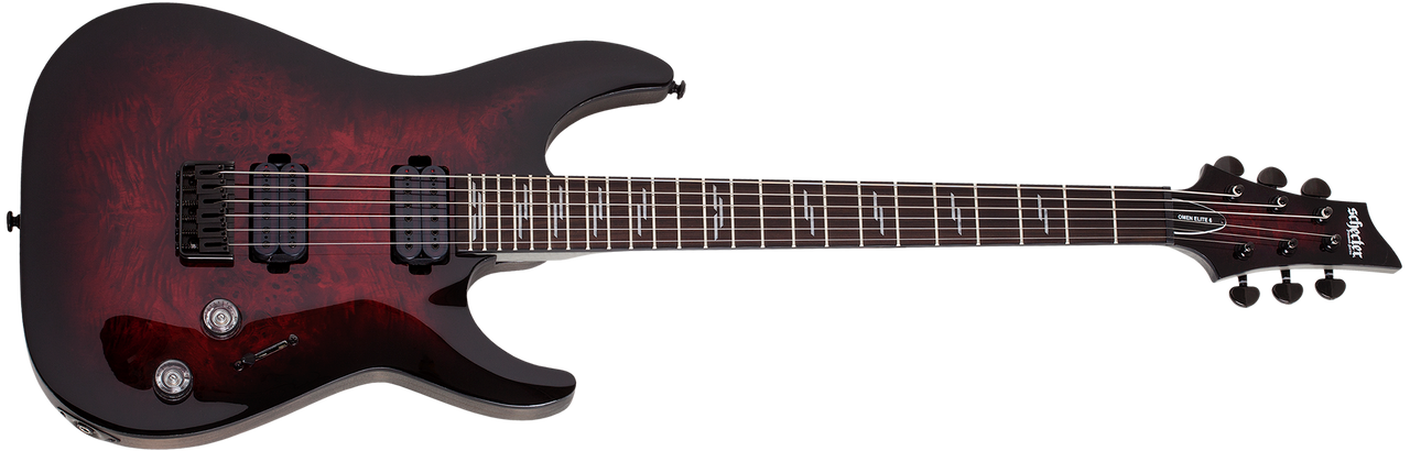 Schecter Omen Elite-6 Black Cherry Burst 2450 guitar