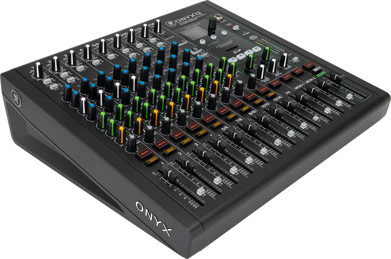 Mackie Onyx12 12-channel Analog Mixer with Multi-Track USB
