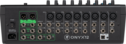 Mackie Onyx12 12-channel Analog Mixer with Multi-Track USB