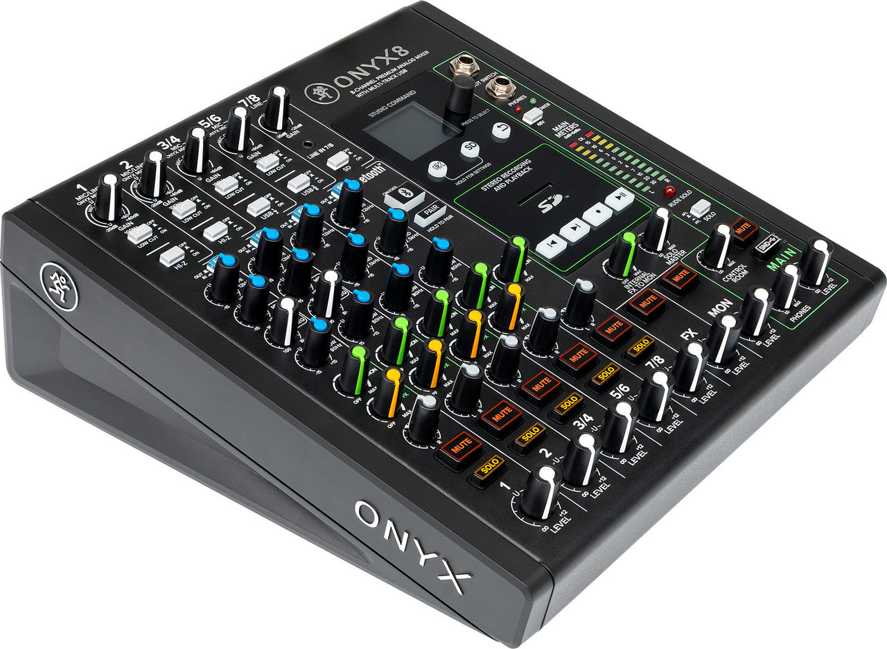 Mackie Onyx8 8-channel Analog Mixer with Multi-Track USB