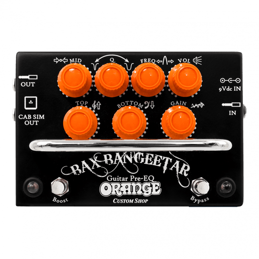 Orange Bax Bangeetar Guitar Pre-EQ Pedal Black