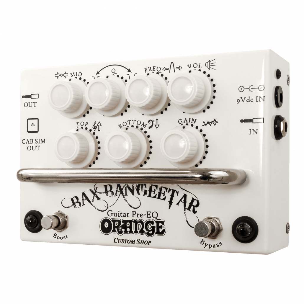 Orange Bax Bangeetar Guitar Pre-EQ Pedal White