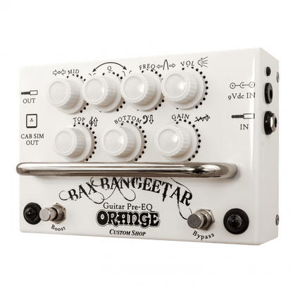 Orange Bax Bangeetar Guitar Pre-EQ Pedal White
