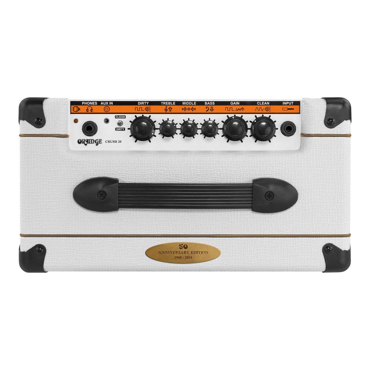 Orange Limited Crush 20 50th Anniversary White Tolex Guitar Amp