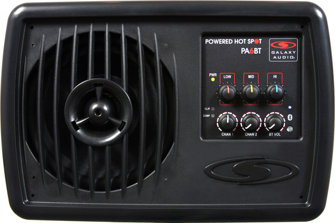 Galaxy Audio PA6BT Hot Spot Monitor Speaker with Bluetooth Demo