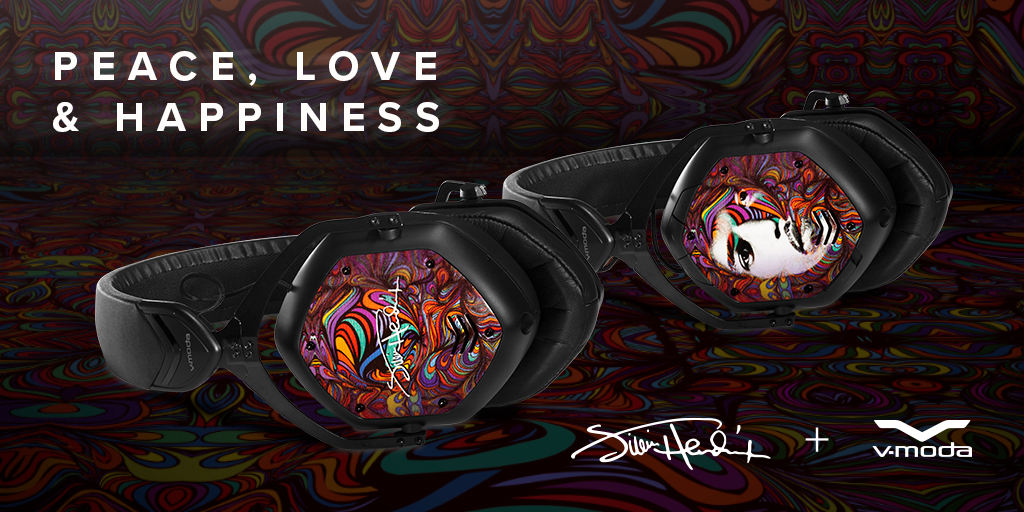 V-Moda X Artist Series Crossfade 2 Wireless Headphones Jimi Hendrix Limited Edition