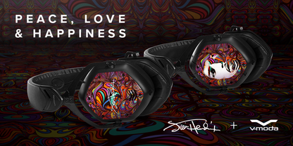 V-Moda X Artist Series Crossfade 2 Wireless Headphones Jimi Hendrix Limited Edition