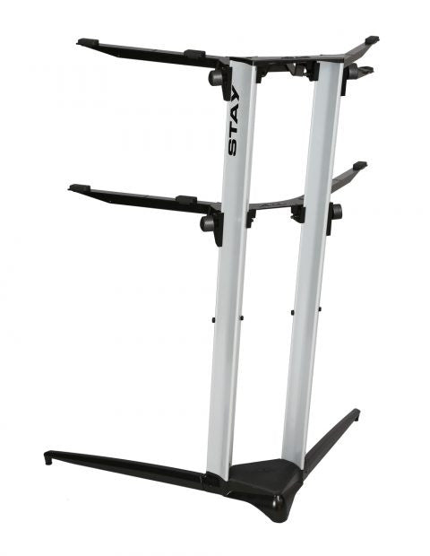 Stay 1200/02 double tier keyboard stand Silver Stay69