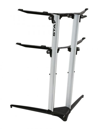 Stay 1200/02 double tier keyboard stand Silver Stay69