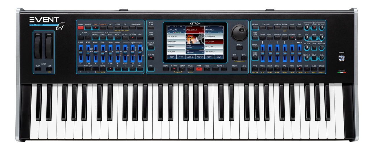 Ketron EVENT 61 note keyboard flagship arranger