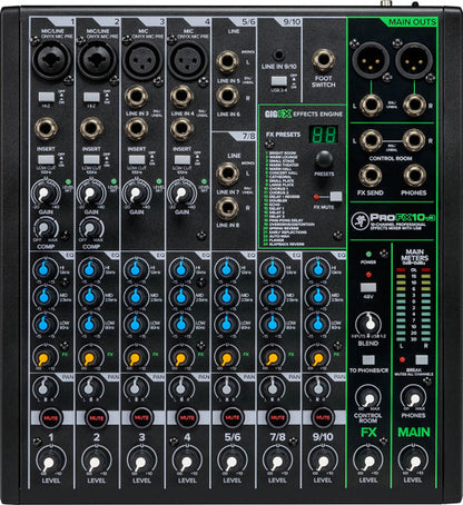 Mackie ProFX10v3 10-channel Mixer with USB and Effects open box