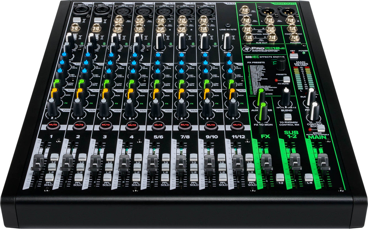 Mackie ProFX12v3 12-channel Mixer with USB and Effects