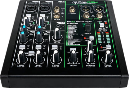 Mackie ProFX6v3 6-channel Mixer with USB and Effects