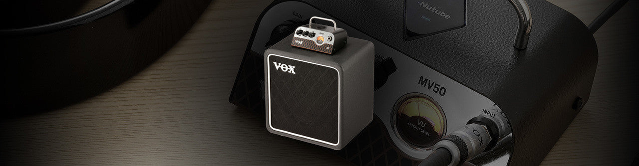 Vox MV50-AC-Set Guitar head and 8" speaker cabinet