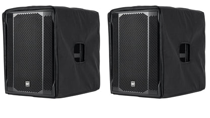 2 RCF SUB-708AS-MK2 Active 18" Powered Subwoofers with covers Open Box