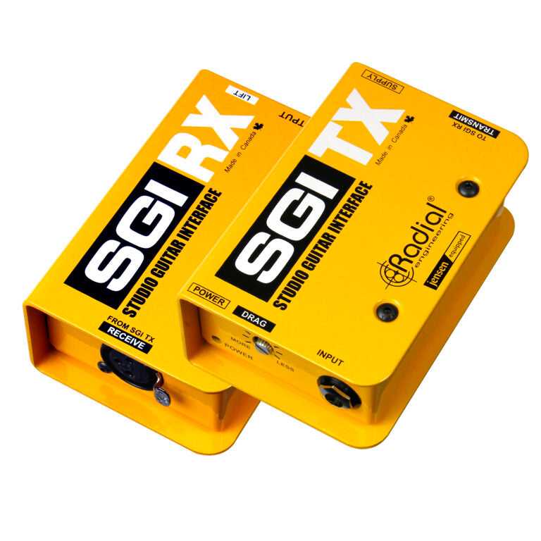Radial SGI Instrument Line Driver System for Guitar and Bass