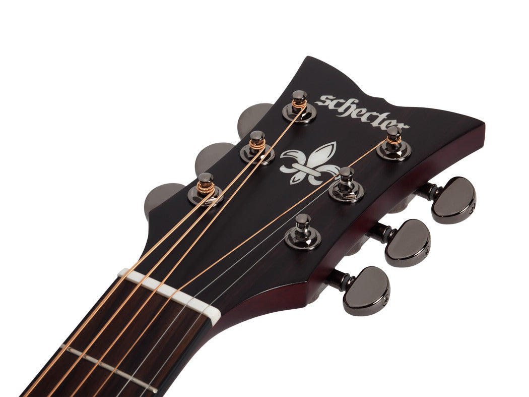 Schecter Orleans Stage Acoustic Electric Guitar 3711 Natural with case
